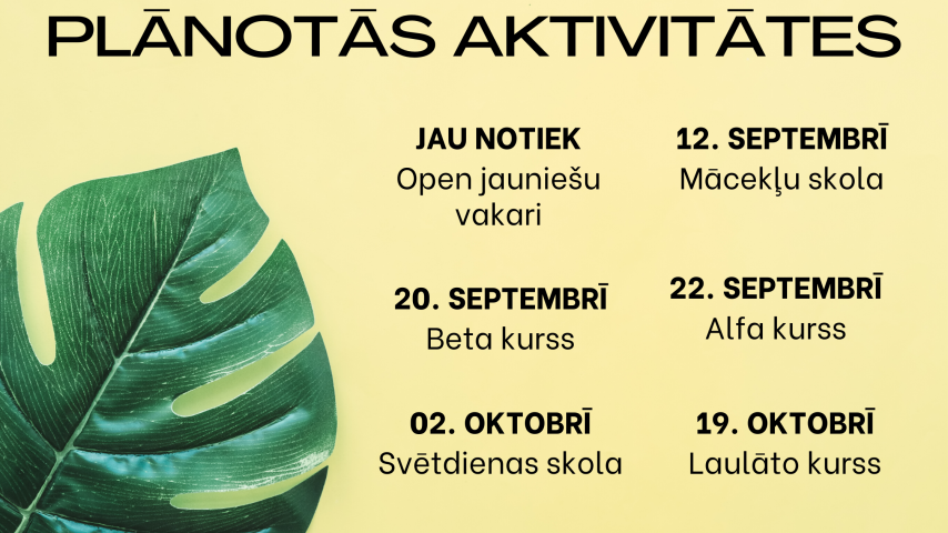 Tuvākie notikumi